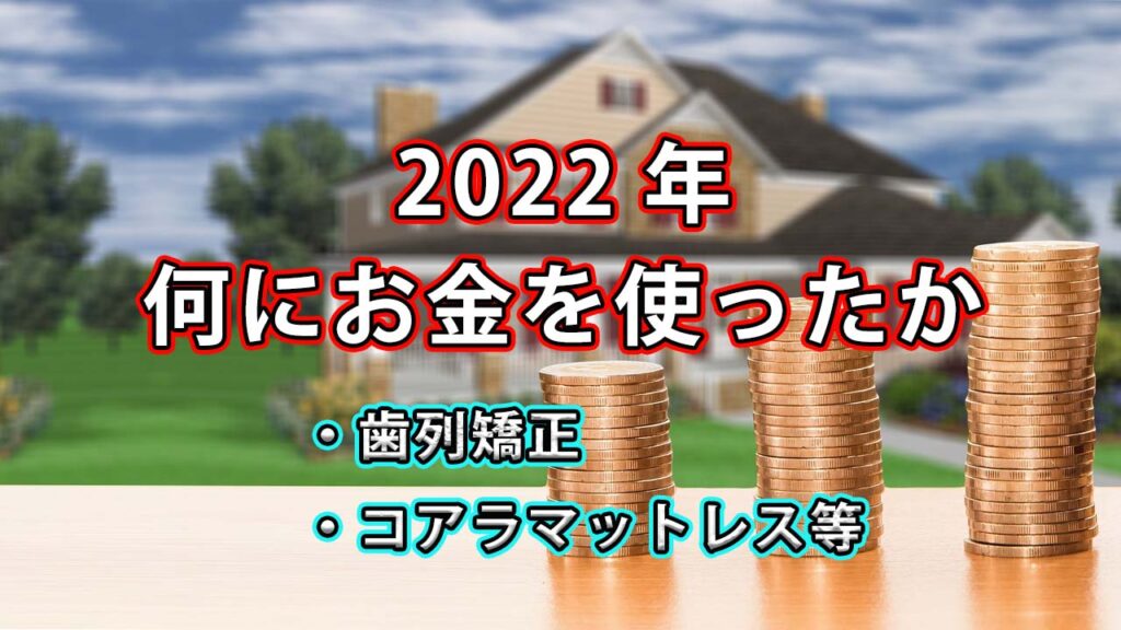 2022年 何にお金を使ったか Best3 / 歯列矯正・コアラマットレス等