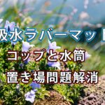 【キッチン収納の悩みを解決】ニトリの柔らかラバー吸水マットで、コップと水筒の置き場問題が一気にスッキリした話